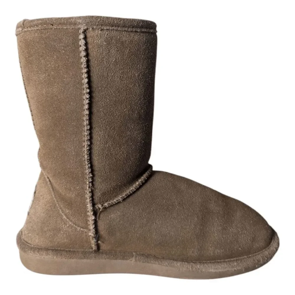 BEARPAW Elle Short Water Resistant Winter Boot Size 8